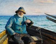 Michael Ancher Fisherman from Skagen oil painting picture wholesale